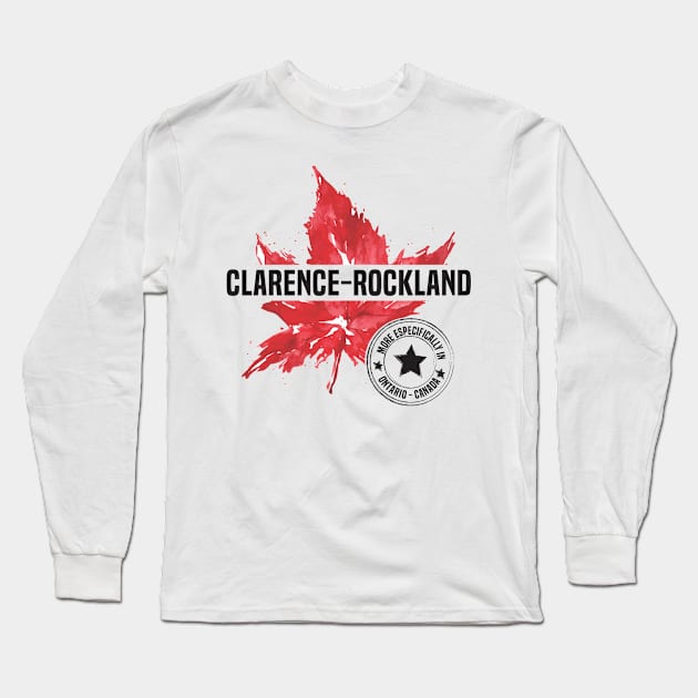 Clarence Rockland in Ontario Long Sleeve T-Shirt by C_ceconello